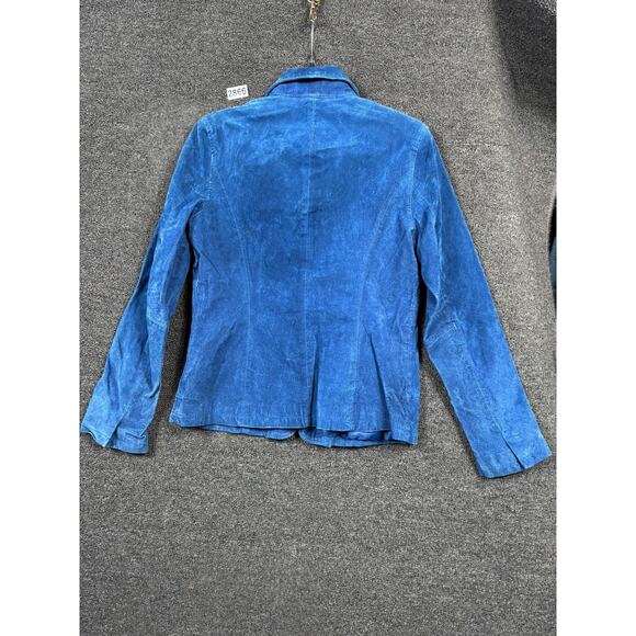 Chadwicks of Boston Jacket Womens 8 Suede Leather Blazer Lined Classic Pockets - Picture 2 of 7